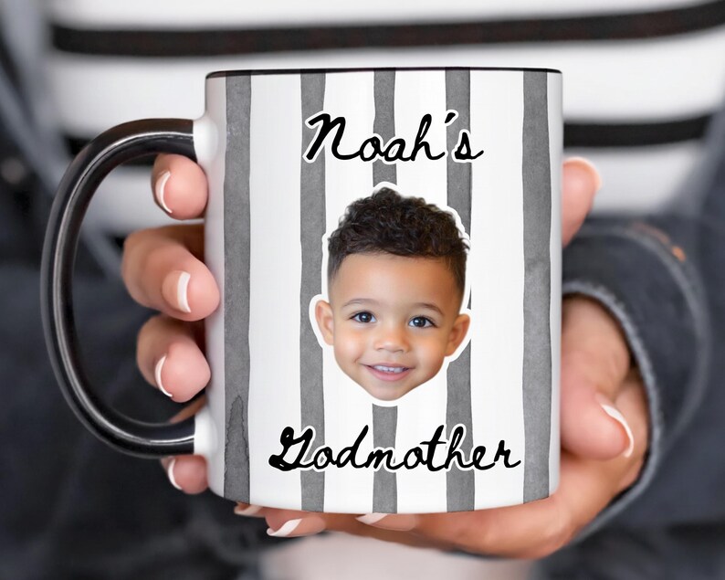 Custom Godmother Proposal Mug Gift, Godmama Coffee Mug,Gift from Godson Godparent Birthday, Baptism Gift From Godchild,Pregnancy Reveal Gift Bild 8