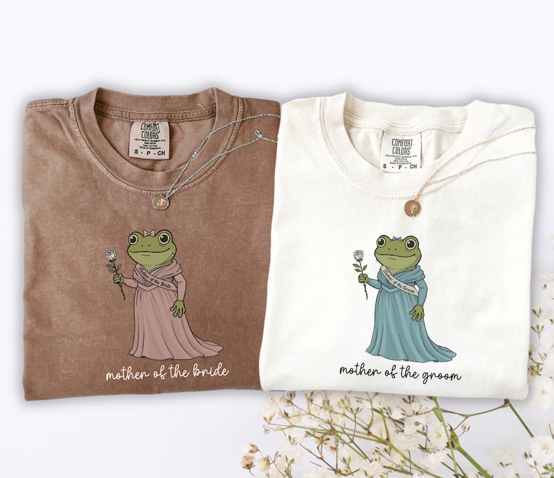 Bridal Frog Party Comfort Colors Shirts, Funny Bridesmaids Tee, Maid Of Honor Gift, Funny MOG & MOB Wedding Shirt, Bridesmaid Proposal Gift Bild 9