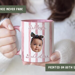 Custom Godmother Proposal Mug Gift, Godmama Coffee Mug,Gift from Godson Godparent Birthday, Baptism Gift From Godchild,Pregnancy Reveal Gift Bild 5