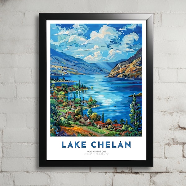 Lake Chelan Etsy