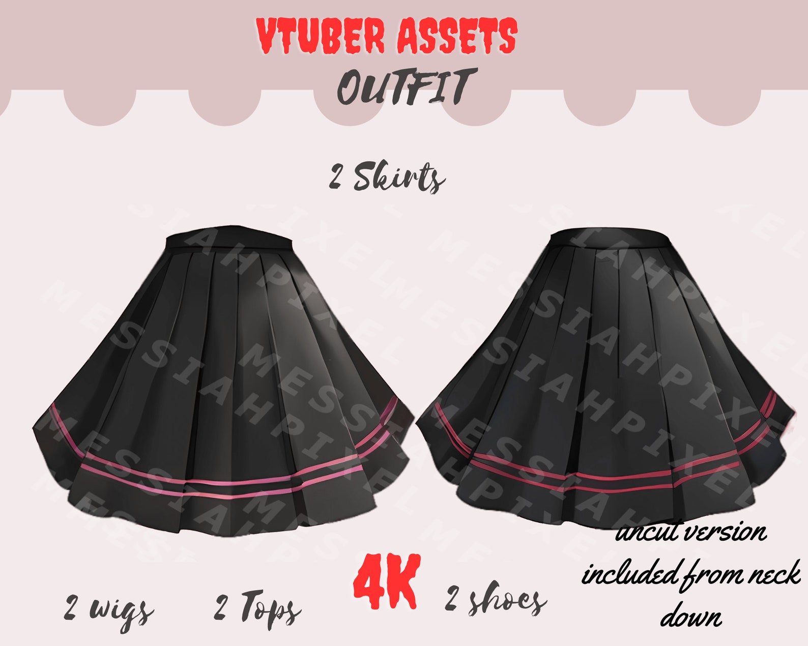 Vtuber Asset 2 Vtuber Outfit Clothing Asset Vtuber Clothing Transparent ...