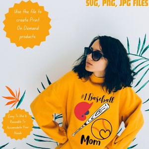 Baseball Mom png, Digital Prints,Baseball Mom,Mom Gift,Sport Gift,Baseball Season,Mom and Son,Sports,For her gift, Family tee,Digital Prints