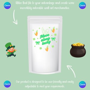 Svg PNG Jpeg porte-bonheur, porte-bonheur, sublimation, Saint-Patrick, Pâques Svg, trèfle Png, art numérique, décoration, impression, lapin Png, vert