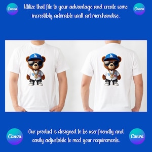 Ours en bleu svg, svg de la fête des pères, joyeuse fête des pères, cadeaux papa, pour lui, dessins de t-shirt, ours svg, design cagnard, svg cagnard, svg bleu