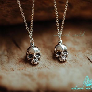 Pendentif tête de mort en or massif 14 carats, pendentif tête de mort délicat, pendentif Memento Mori en or 14 carats, pendentif tête de mort 3D, breloque tête de mort anatomie