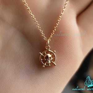 14K Gold Devil Skull Pendant, Gold Devil Skull Men Pendant, 14k Gold Human Skull Pendant, Tiny Gold Skull Pendant, Memento Mori Pendant