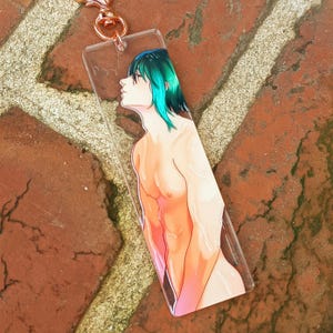 Royal butler - charm keychain 3D foil water droplet acrylic