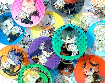 Demon brothers - Demon Royals - Angel family - Sorcerer - sheep chan - acrylic charm keychain