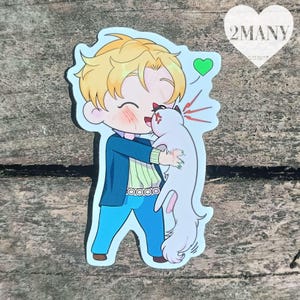Sticker - Cat Lover - Obey Me shall we date and Nightbringer - Satan