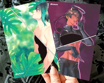 Barbatos, Simeon - heat sensitive postcard fanart spicy