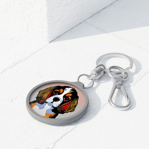 Cavalier King Charles Spaniel Keyring – Dog Lover Gift