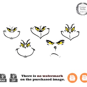 Grinch SVG Bundle, Grinch face svg, Cindy Lou Who png Grinch, Merry Grinchmas svg Whoville, max grinch dog svg, stink stank stunk