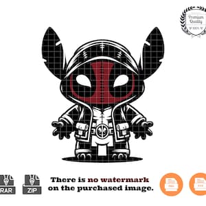 Stitch Deadpool Svg | Deadpool Svg | Angel svg | Silhouette svg | Tumbler svg | stitch Tumbler svg | Cartoon Svg | Instant Download
