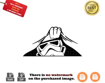 Star Wars SVG Clipart Bundle, Darth Vader, Yoda (Digital Download)
