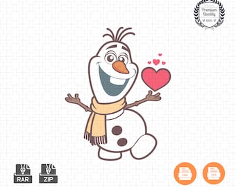 Olaf SVG – Frozen Clipart, Digital Image (PNG, SVG)