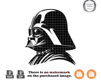 Star Wars SVG Clipart, Darth Vader & Yoda (Digital Download)