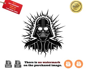 Darth Vader Spor Theme SVG & PNG: Star Wars Fan Art Cricut (Instant Download)