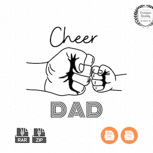Cheer Dad Svg png, Cheerleader Svg, Cheer Svg, Cheer Son, Cheerleading Svg, Cheer Dad Shirt, Cheer Mom Svg, Dad Svg, Svg Files for Cricut,