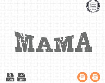 Retro Mama SVG PNG: Varsity Design (Digital Download)