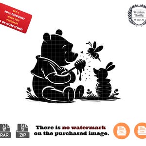 Winnie the Pooh Svg Png, Pooh Bear with bee, Winnie the Pooh birthday shirt, Bee Mine Winnie Pooh Bear Svg, Honey Co. Bear Svg