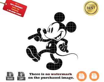Mickey Mouse Dance SVG & PNG | Cricut, Silhouette (Digital Download)