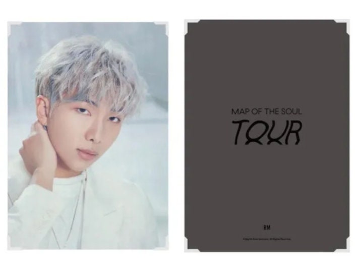 BTS Mots Tour Official MD Photo Premium Merchandise Map of the
