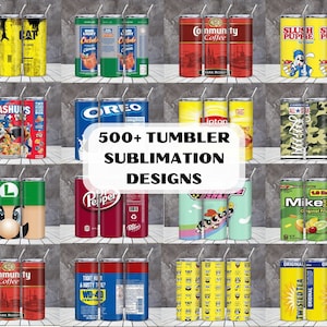 500+ Sublimation Bundle, For 20oz Skinny Tumblers, Sublimation Wrap, Novelty Cup, Tumbler PNG, Plantilla Sublimacion, Waterslide, Vinyl Wrap
