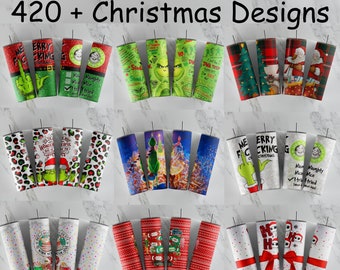 350+ Christmas Tumbler, 20oz Skinny Tumbler Sublimation Designs, Christmas Rules Tumbler Wrap for Straight Tumbler PNG Instant Download