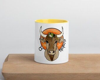 Taurus Mug with Color Inside