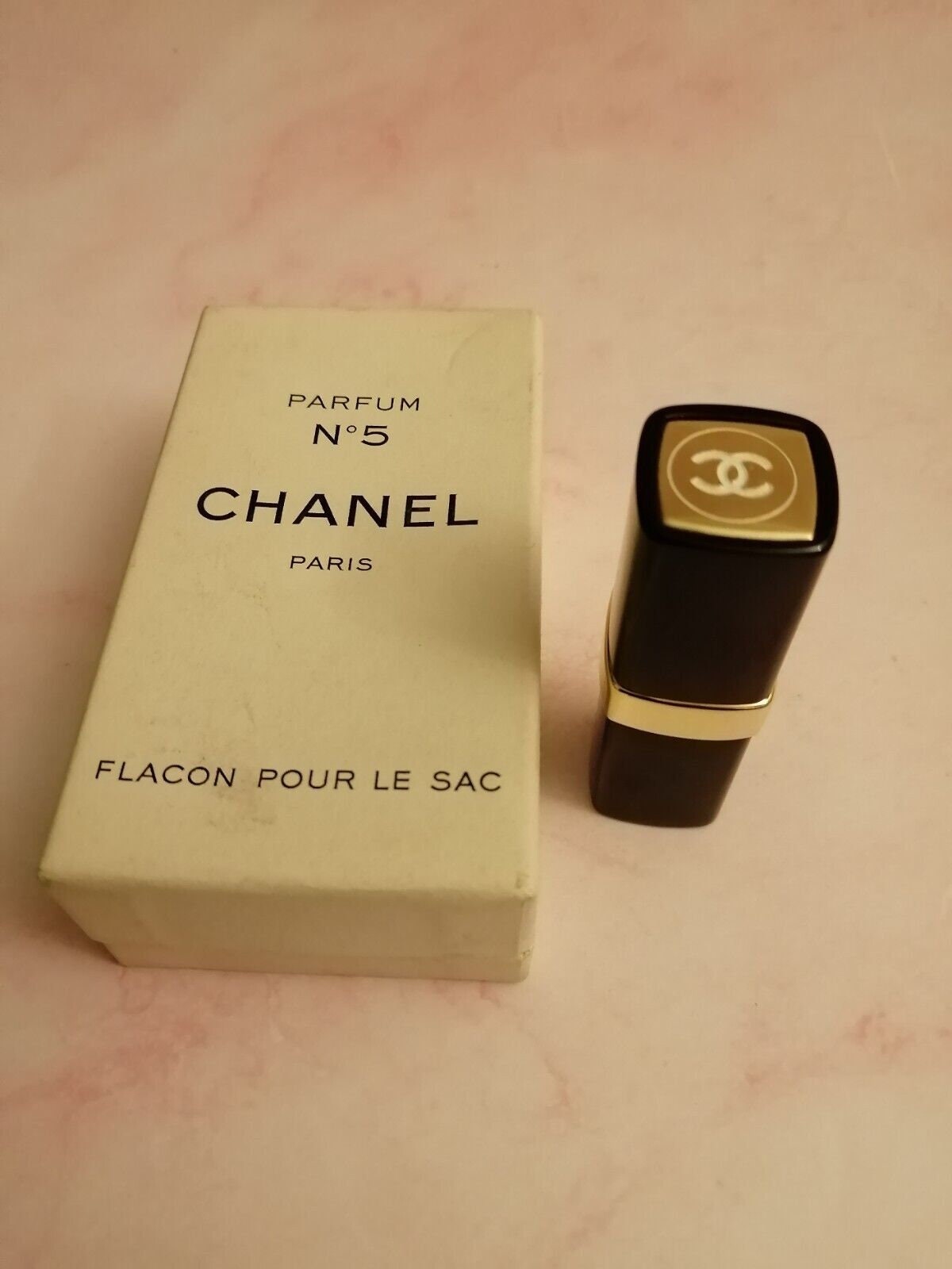 【極美品/希少大判】シェーンボーデン 「CHANEL No.5」91×91cm Rare Vintage Chanel No 5 Flacon Pour Le Sac Dab on Parfum in