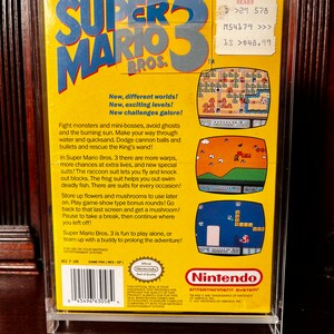 Super Mario Bros 3 Nintendo Sealed Mint Condition image 8