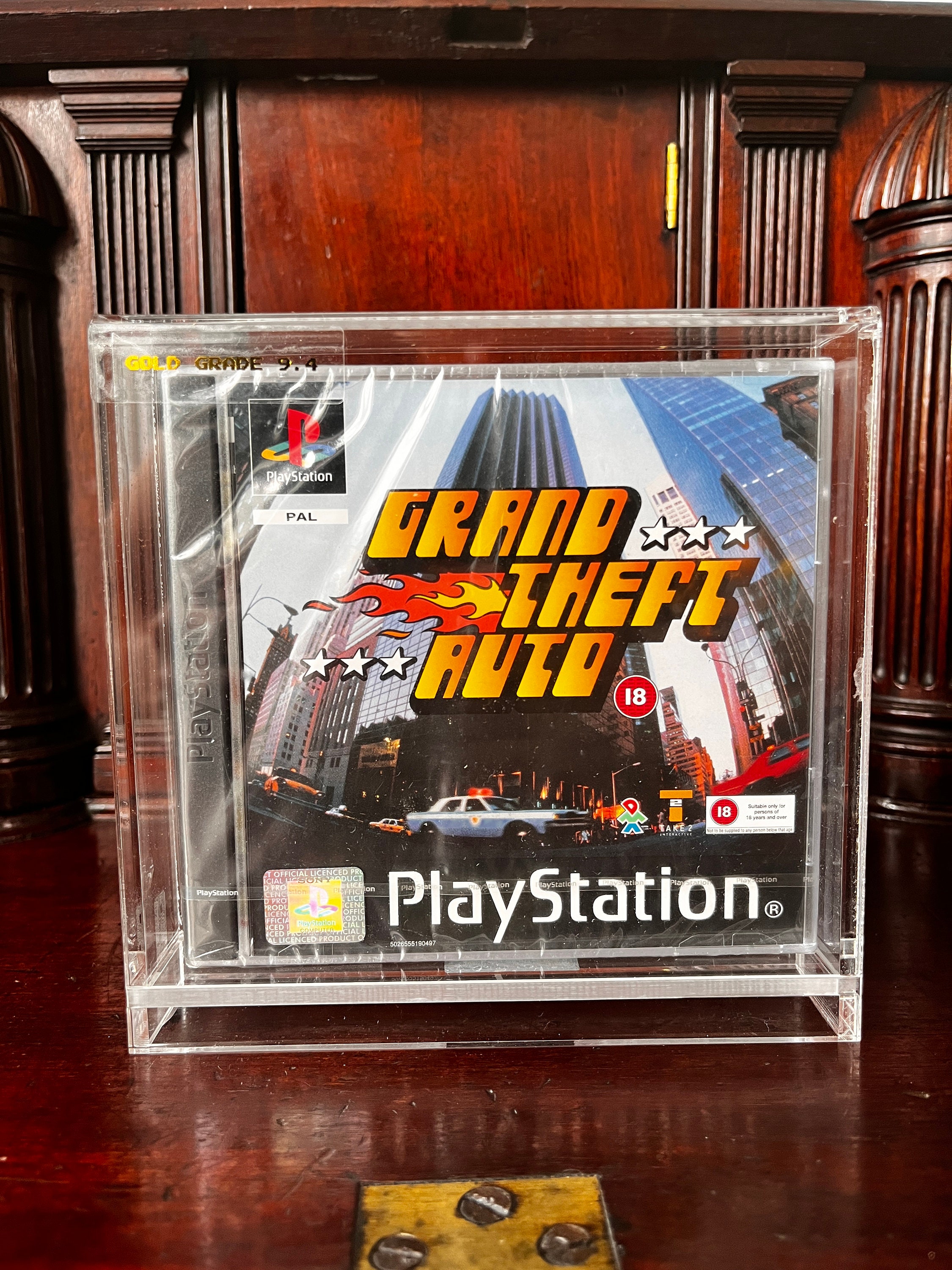 Sealed Grand Theft Auto 1 Playstation Goldgrade 9.4 (SKU 635692