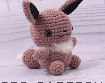 Amigurumi PATTERN Eevee Crochet for best friend gift Kawaii gifts