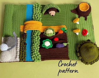 Play mat crochet pattern, amigurumi pattern
