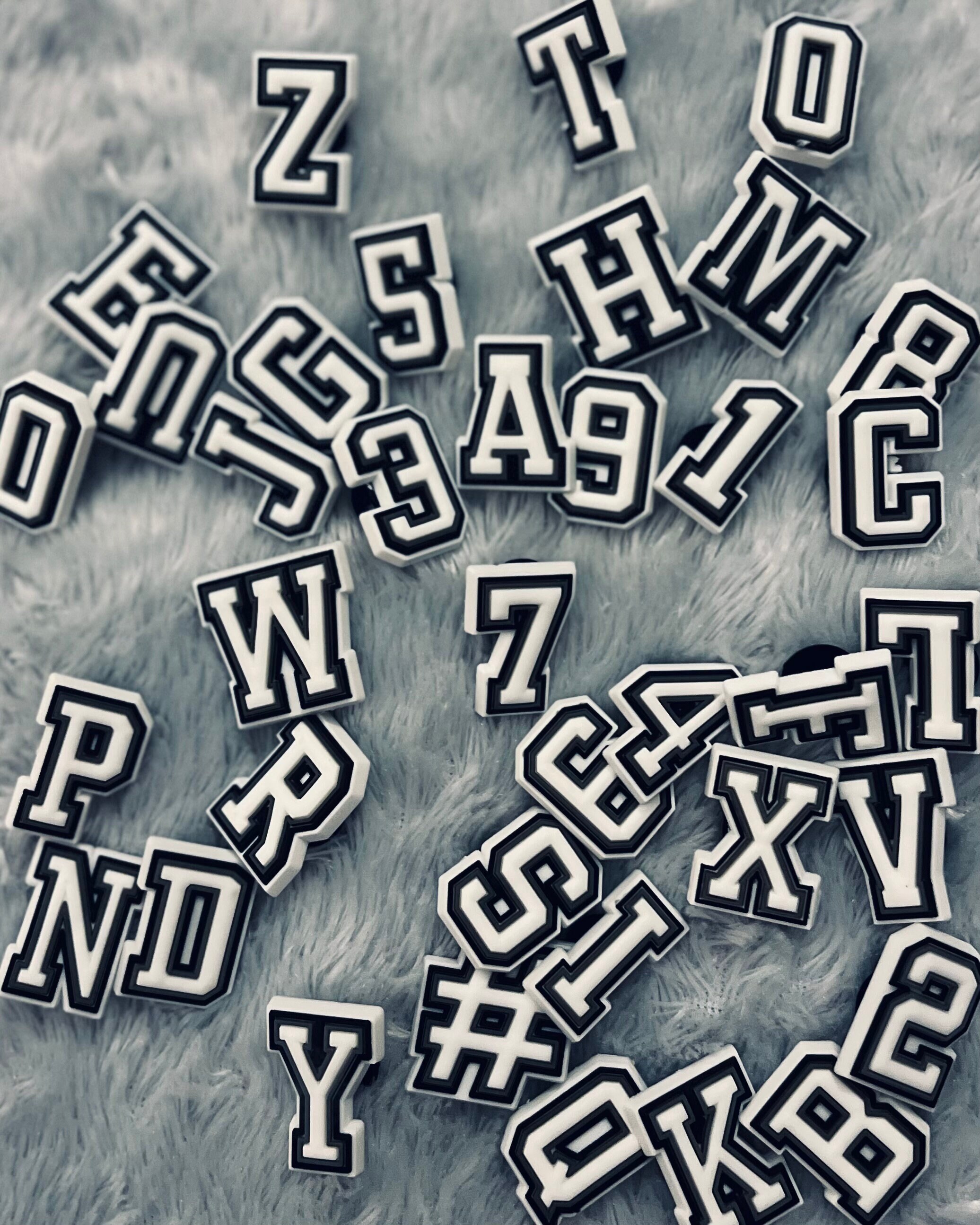 Number clearance croc charms