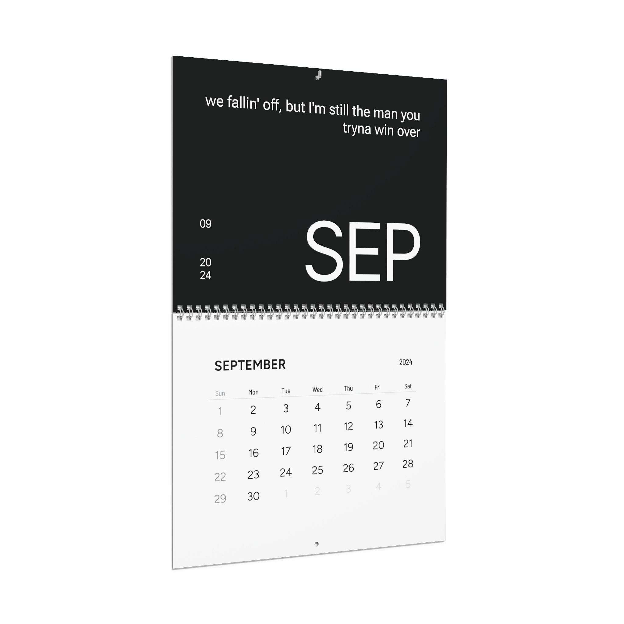 2024 Drake Slime You Out Calendar / Drake Calendar 2024 sold by