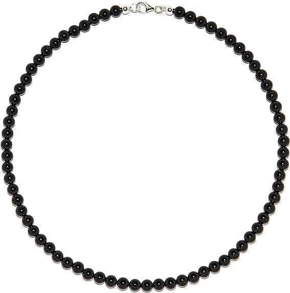 ブレスレット LESS IS MORE onyx ball necklace Harmony Dream Ball Sterling Silver Pendant With Black Onyx