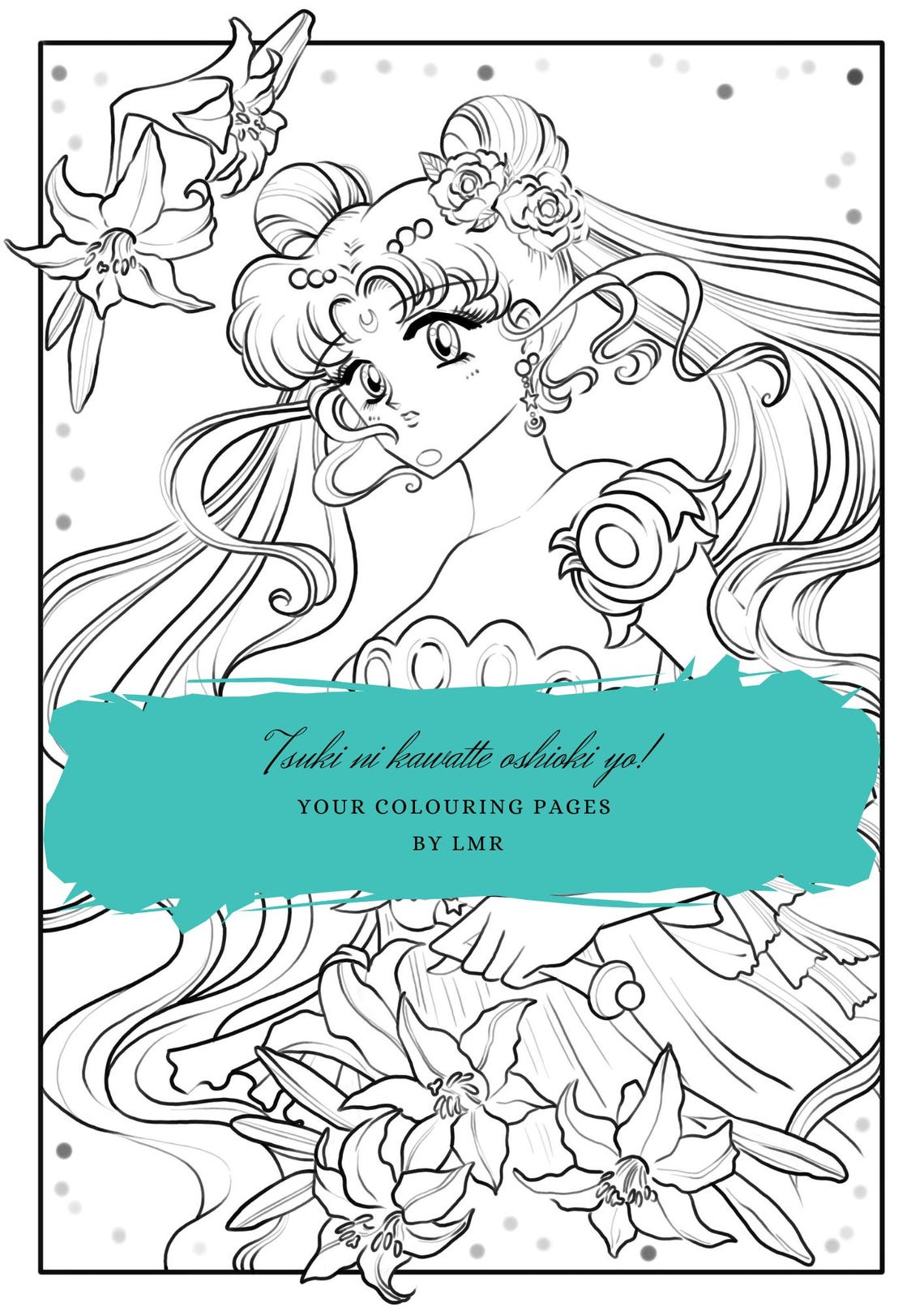 Sailor Moon Coloring Pages, 30 Coloring Pages, Coloring Pages PDF, Kids