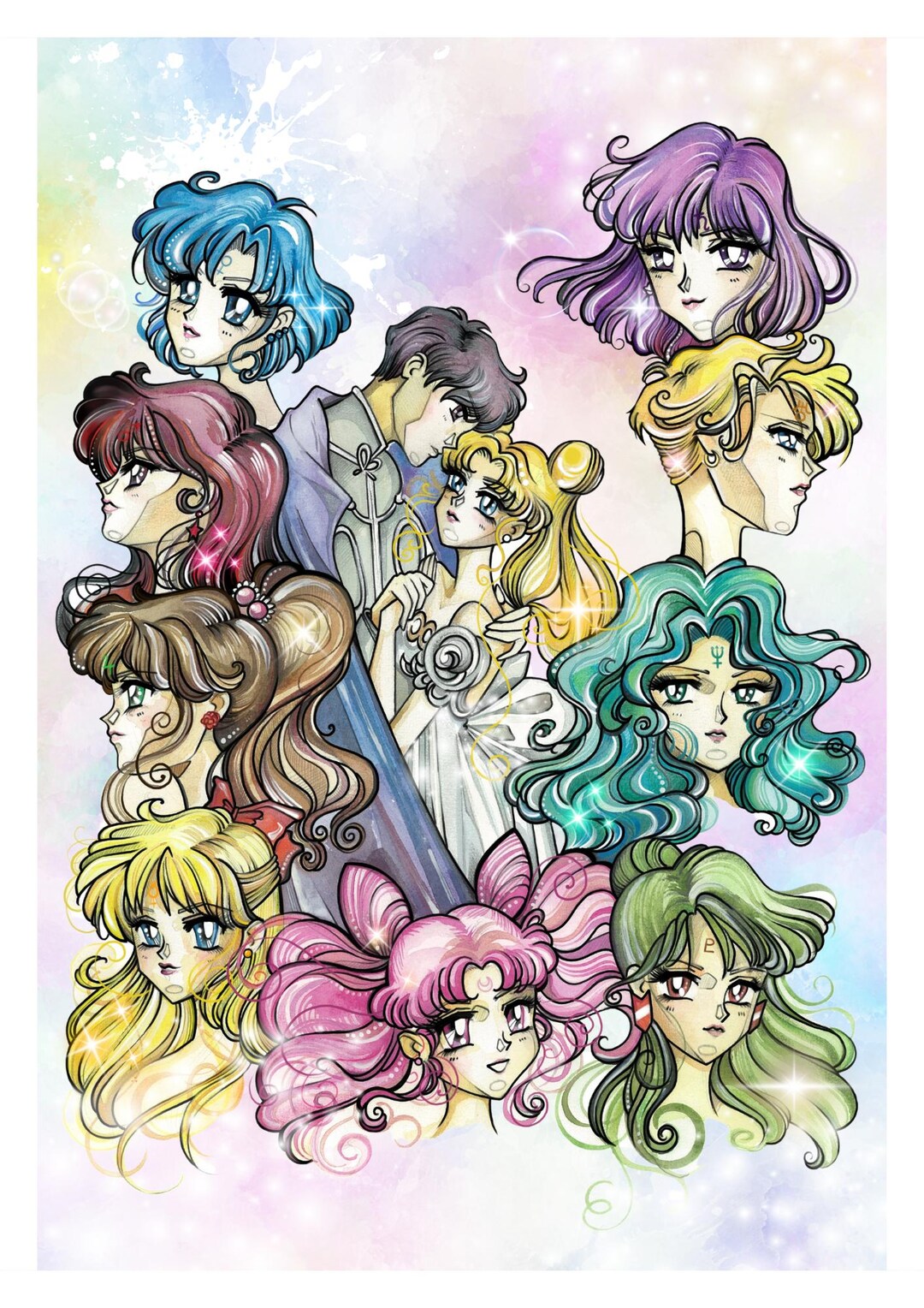 Moon Code Name Sailor Moon, Sailor Moon Poster, Sailor V, Codename Sailor V, Manga ...