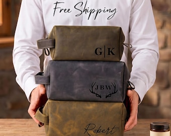 Neceser personalizado: Neceser personalizado con nombre, neceser para hombre, neceser de viaje, regalo para papá/marido.