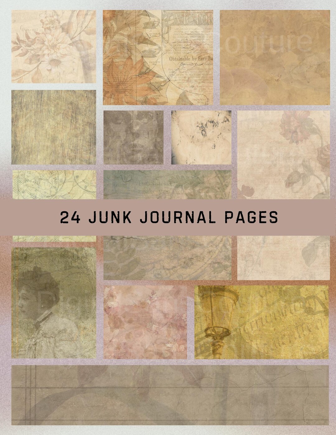 Instant Download | Junk Journal | Digital Writing Journal | Grunge ...
