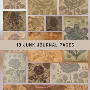 Gothic Library Junk Journal Page Herbologist Printable Ephemera Junk Journal Green Witch Digital Victorian Scrapbook Page Apothecary Page