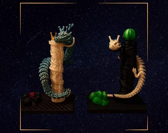 Bases articuladas para exhibición de dragones (descarga digital)