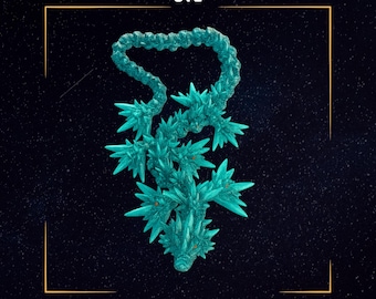 Articulated Sea Dragon STL File – 3D Printable Flexible Fantasy Dragon (Digital Download)