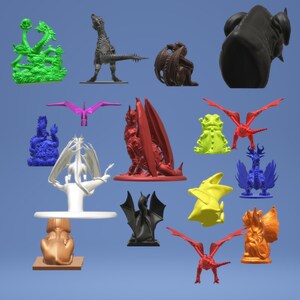 300 Tier STL Dateien - Safari, Zoo & Dschungel 3D Druck Modelle (Digitaler Download) Bild 8