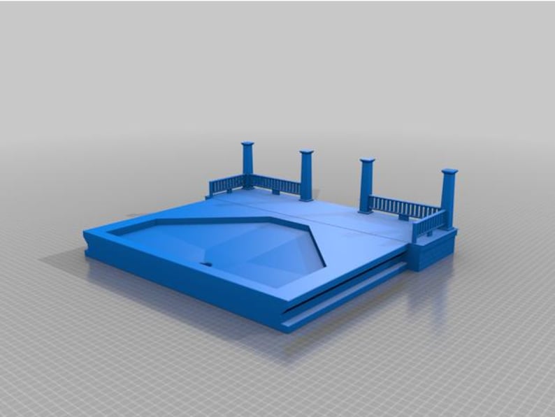 Recess Patform Railing Farmhouse STL File – 3D Printable Miniature Birdhouse (digital Download ...