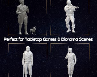 American Soldier Miniatures STL Pack: 3D Print Wargame Models