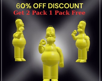 Homer Simpson STL File: 3D Printing Model (Digital Download)
