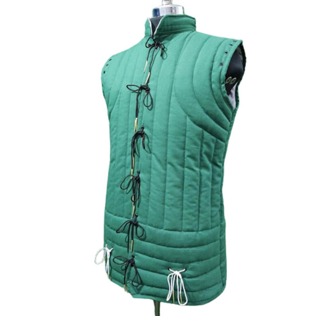 Medieval Sleeveless Gambeson for Reenactment Gambeson Etsy