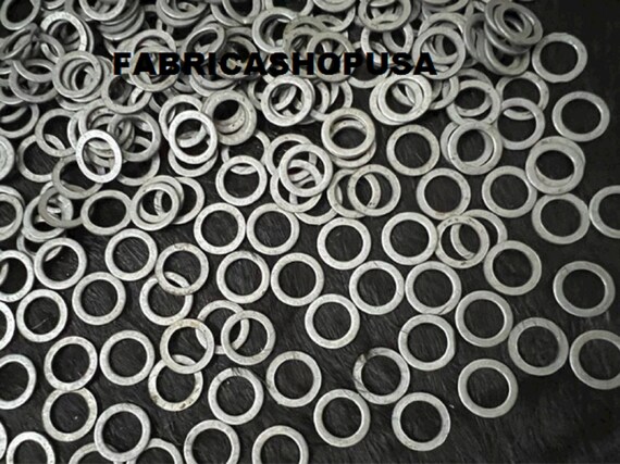 1 Kg Loose Chainmail Rings Mild Steel Solid Flat Rings 18 Gauge 9 Mm 